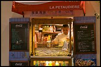 Street food vendor, Montmartre. Paris, France (color)
