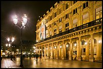 Comedie Francaise Theater by night. Paris, France ( color)