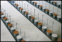 Barrels and sticks,  Roissy Charles de Gaulle Airport. France (color)