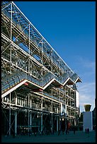 Beaubourg center and National Museum of Modern Art. Paris, France ( color)
