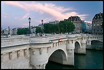 Pont Neuf at sunset. Paris, France ( color)