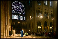 Catholic Mass celebration. Paris, France (color)