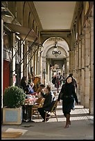Arcades, Palais Royal. Paris, France ( color)