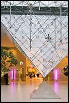 Pyramide inversee (Inverted pyramid) skylight. Paris, France