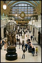 Inside the Orsay museum. Paris, France ( color)