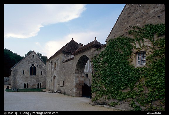 Fontenay Abbey. Burgundy, France