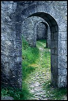Gates inside the Sisteon Citadel. France (color)