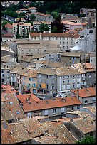 The old town of Sisteron. France ( color)