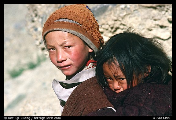 Children, Zanskar, Jammu and Kashmir. India