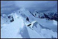 Snowy ridge above Shingo La, Zanskar, Jammu and Kashmir. India ( color)