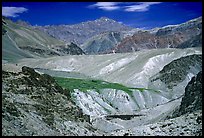 Multi colored mountains, Zanskar, Jammu and Kashmir. India ( color)