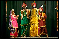 Traditional dances. New Delhi, India