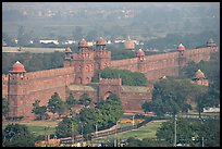 Red fort wall. New Delhi, India ( color)
