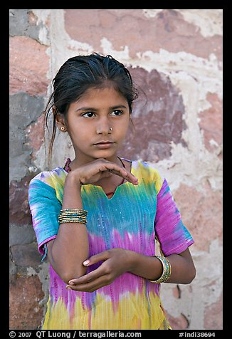Young girl. Jodhpur, Rajasthan, India