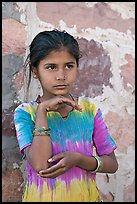 Young girl. Jodhpur, Rajasthan, India ( color)