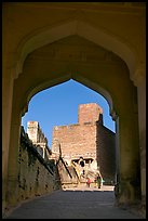 Gate, Mehrangarh Fort. Jodhpur, Rajasthan, India ( color)