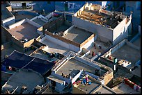 Rooftop terraces seen from above. Jodhpur, Rajasthan, India (color)