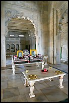 Memorial to Jaswant Singh, inside Jaswant Thada. Jodhpur, Rajasthan, India (color)