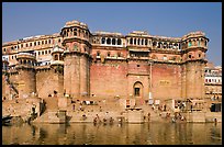 Bonsale Ghat. Varanasi, Uttar Pradesh, India (color)