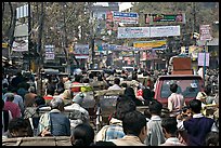 Street Gridlock. Varanasi, Uttar Pradesh, India ( color)