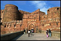 Amar Singh Gate, Agra Fort. Agra, Uttar Pradesh, India (color)