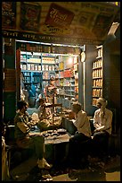 Store by night, Taj Ganj. Agra, Uttar Pradesh, India ( color)