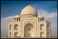 Iwan and side pishtaqs, Taj Mahal. Agra, Uttar Pradesh, India ( color)