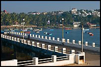 Dona Paula pier and harbor. Goa, India ( color)