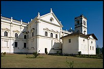 Se Cathedral fron the side, Old Goa. Goa, India ( color)