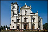 Se Cathedral facade in Tuscan style, Old Goa. Goa, India ( color)