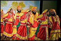 Folksdance, Kandariya show. Khajuraho, Madhya Pradesh, India ( color)