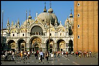 Basilica San Marco, late afternoon. Venice, Veneto, Italy (color)