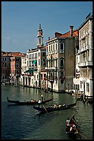 Grand Canal seen from the Rialto Bridge. Venice, Veneto, Italy ( color)