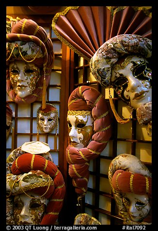Carnival masks. Venice, Veneto, Italy (color)