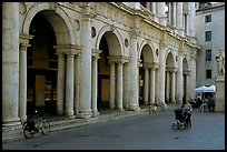 Arcades ofBasilica Paladiana, Piazza dei Signori. Veneto, Italy (color)