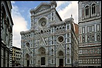 Facade of the Duomo. Florence, Tuscany, Italy ( color)