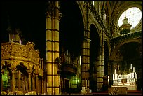 Interior of the Siena Duomo. Siena, Tuscany, Italy