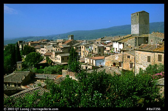 View of the town. San Gimignano, Tuscany, Italy