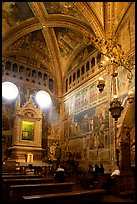 Side chapel inside the Duomo. Orvieto, Umbria