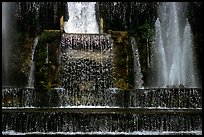 Fountain in the gardens of Villa d'Este. Tivoli, Lazio, Italy (color)