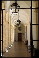 Corridor, Villa d'Este. Tivoli, Lazio, Italy