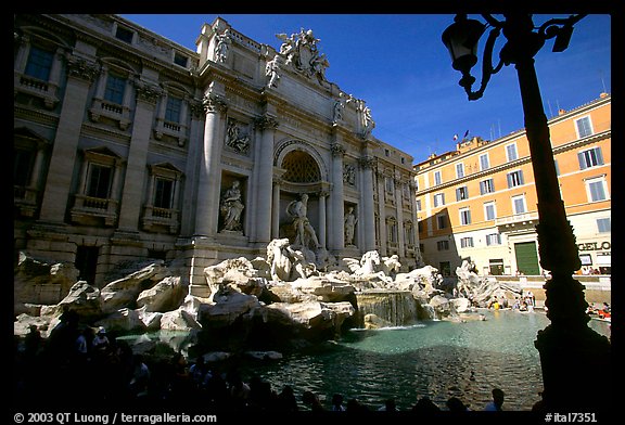 Trevi Fountain. Rome, Lazio, Italy (color)