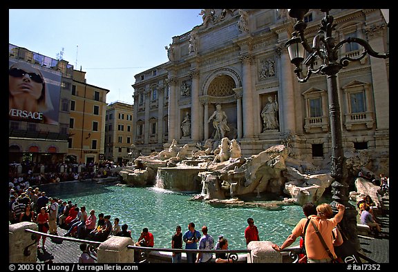 Trevi Fountain. Rome, Lazio, Italy