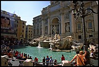 Trevi Fountain. Rome, Lazio, Italy (color)