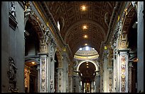 Interior of Basilica San Pietro. Vatican City (color)