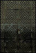 Detail of the door of church Gesu Nuovo. Naples, Campania, Italy