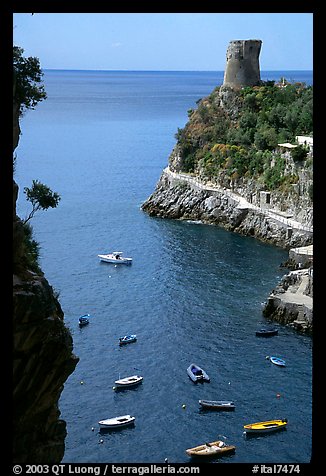Cove. Amalfi Coast, Campania, Italy
