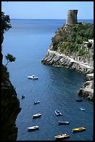 Cove. Amalfi Coast, Campania, Italy (color)