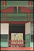 Subokbang shrine, Seolleung, Samreung Gongwon. Seoul, South Korea (color)