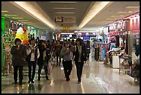 Underground shopping center. Daegu, South Korea (color)